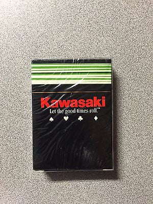 RARE SEALED PACKAGE KAWASAKI LET THE GOOD TIMES ROLL PLAYING CARDS FREE SHIP!