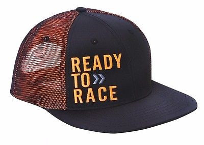 KTM READY TO RACE HAT FLATBILL ADJUSTABLE MEN'S LOGO HAT
