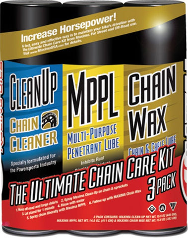 Maxima Chain Wax Ultimate Chain Care Kit