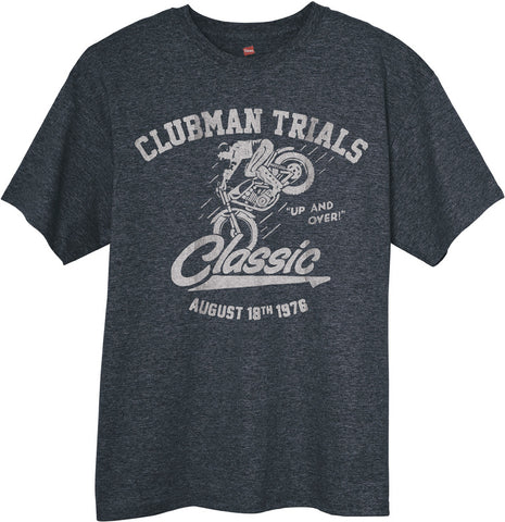 Up and Over Clubman Trial Vintage Style T-shirt