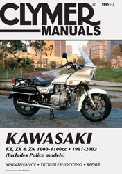 M451-3 Kawasaki KZ ZX ZN 1000-1100cc Includes Police Models 1981-2002